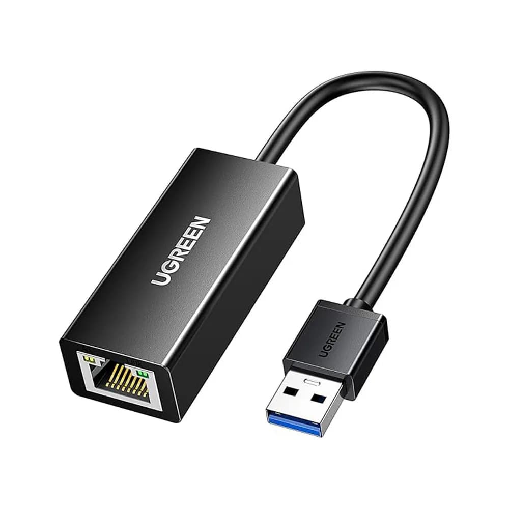 Adaptador USB Ugreen USB-a 3.0 para RJ45 Giga Preto - CR111