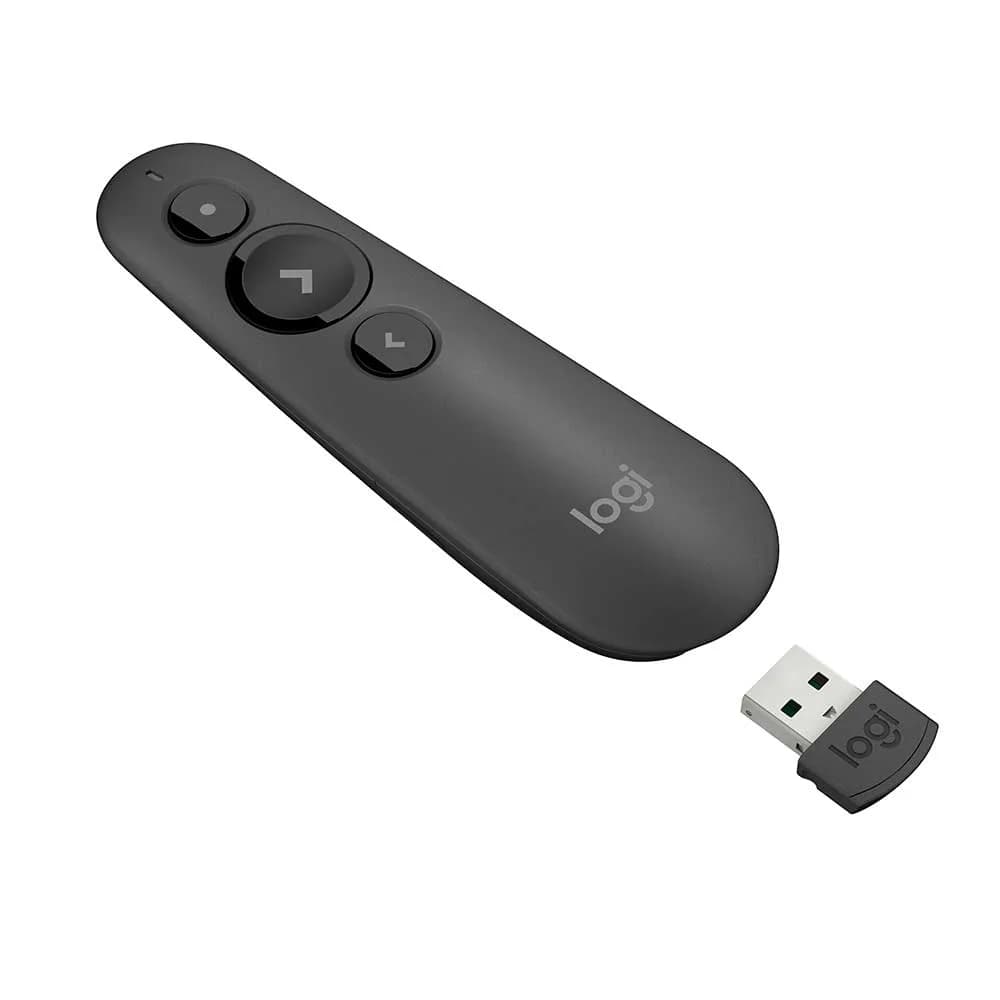 APRESENTADOR LOGITECH LASERPOINT R500S PRETO - 910-006518