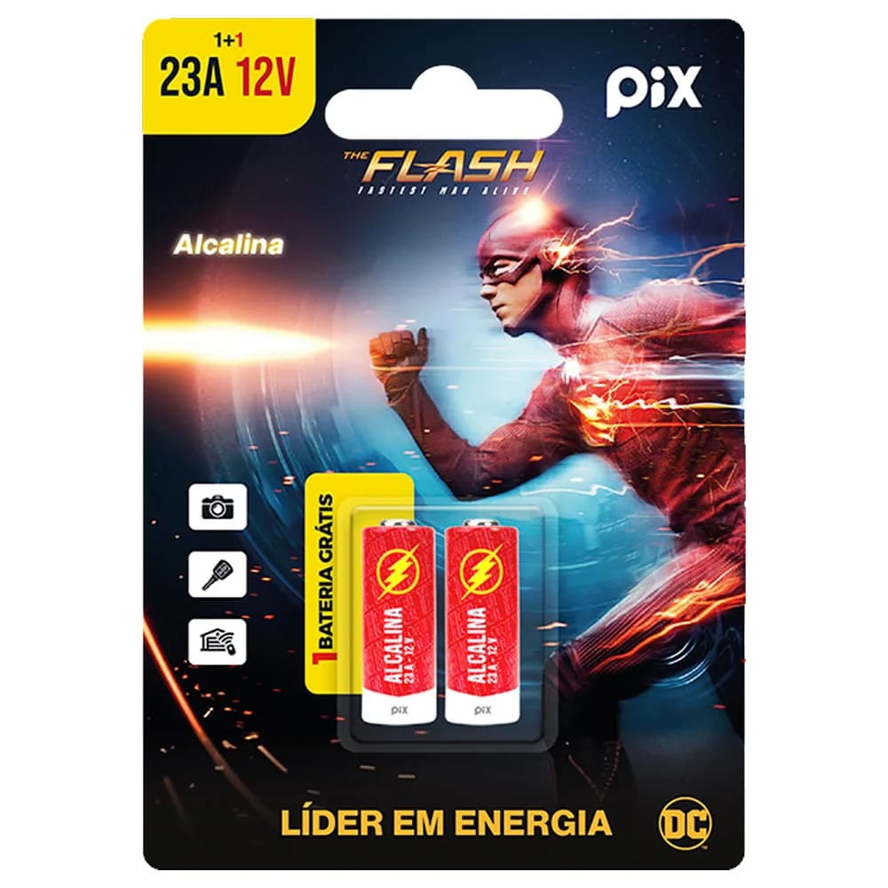 BATERIA 12V 23A ALCALINA LONGA DURACAO PIX - 013-6023