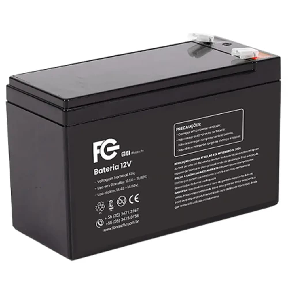 Bateria 12V Alarme FCBAT12ALN FC Fontes