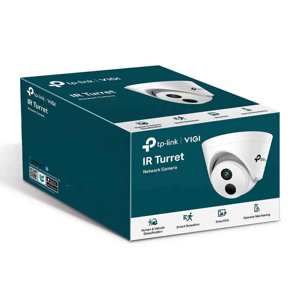 CAMERA DE REDE DOME VIGI C420I(2.8MM) TURRET COM IR TPLINK 2MP TPN0389