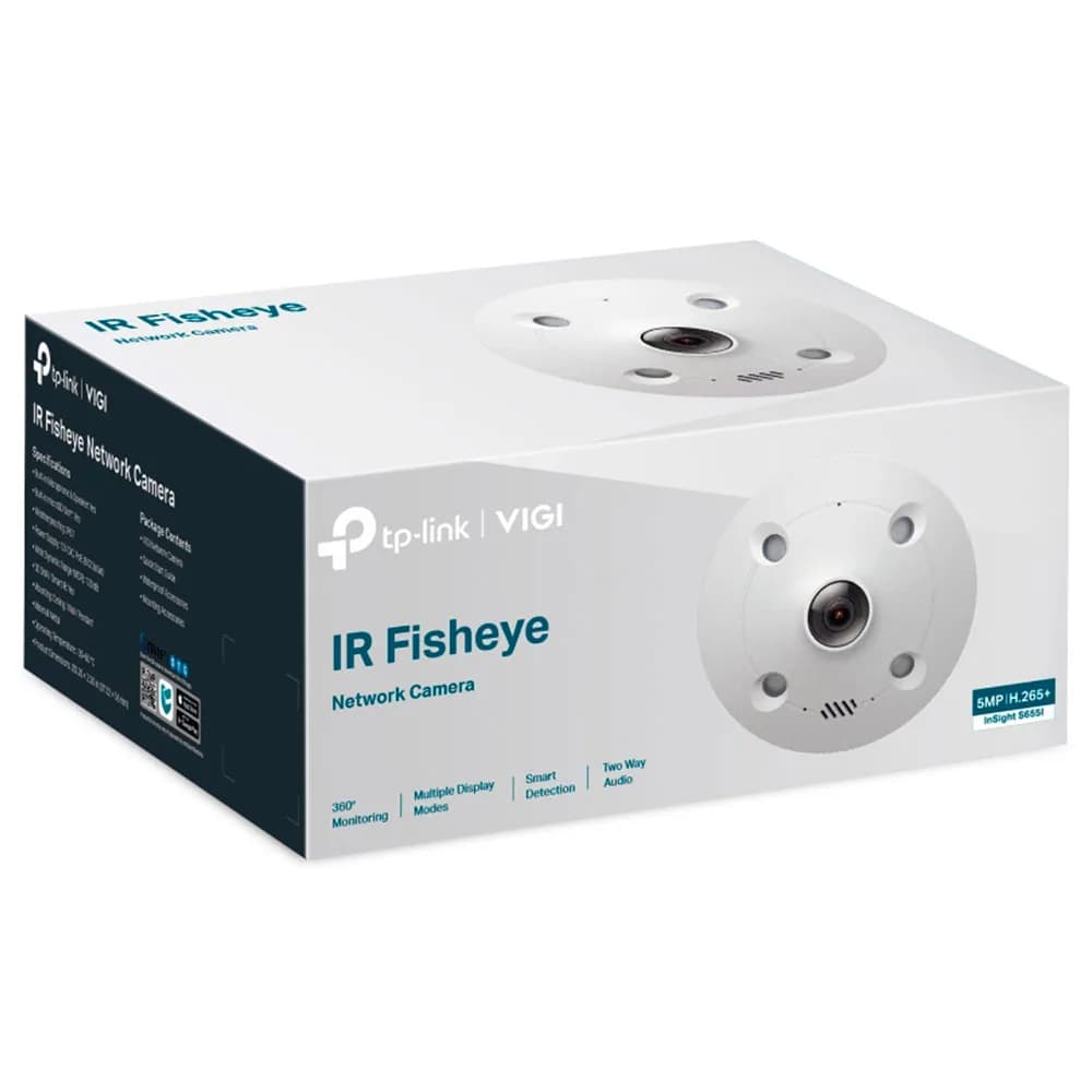 CAMERA DE REDE FISHEYE EXTERNA 5MP IR INSIGHT S655I TP-LINK