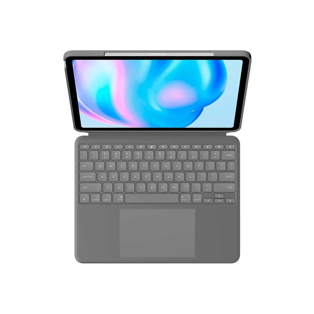 CAPA COM TECLADO LOGITECH PARA IPAD PRO 13 M2 CINZA - 920-012608