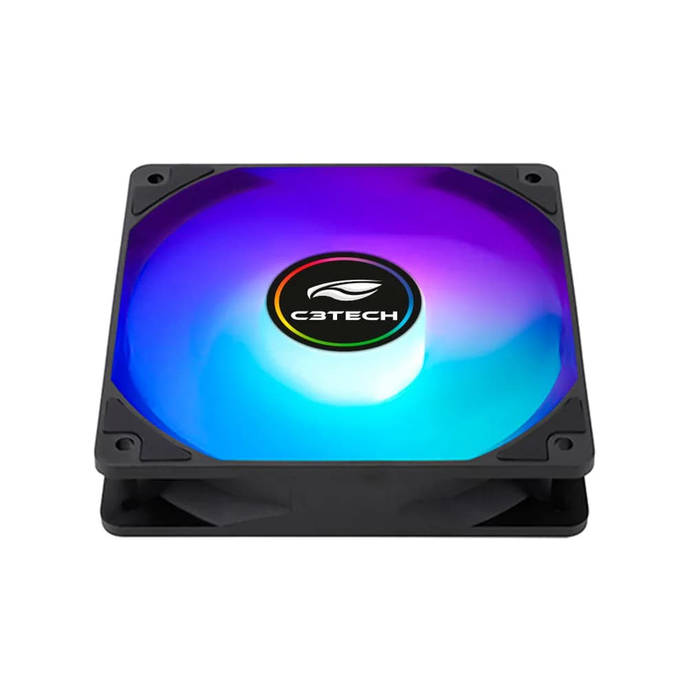 COOLER PARA GABINETE C3TECH ARGB PRETO F9-L260BK 120MM