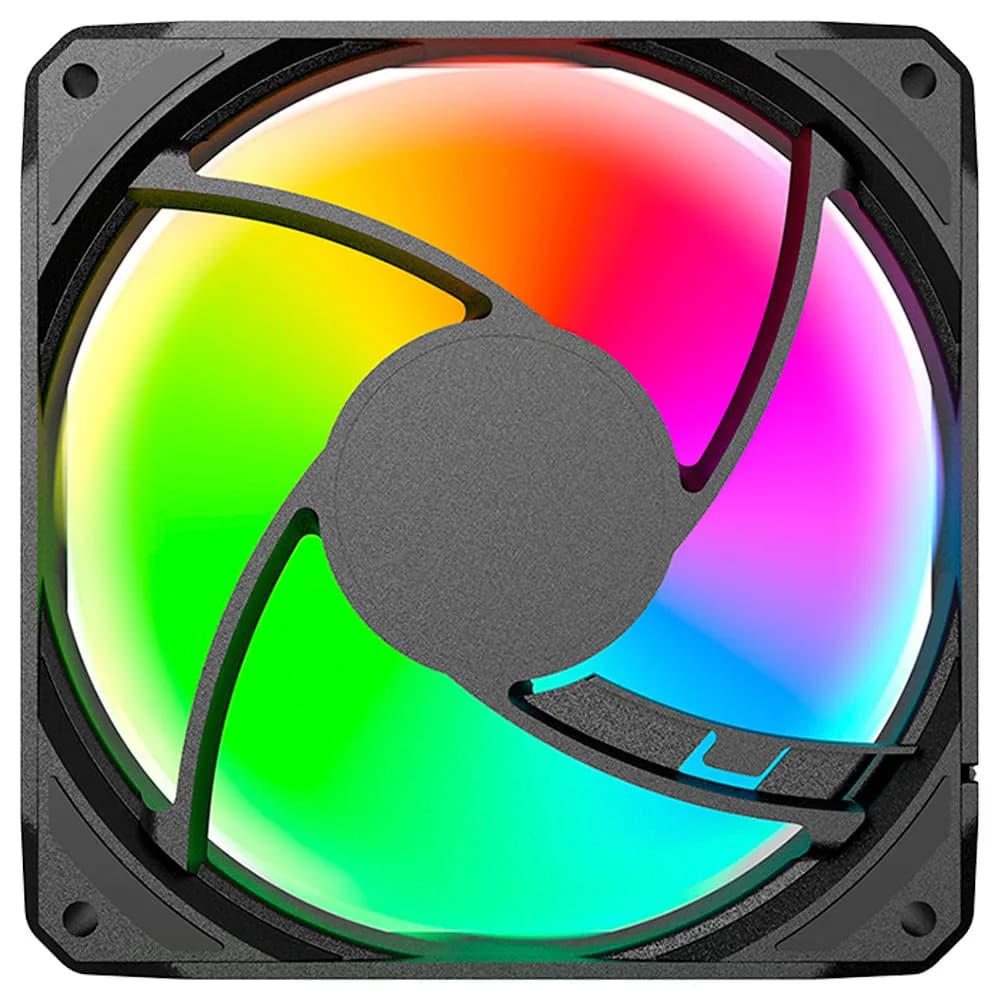 COOLER PARA GABINETE C3TECH RGB PRETO F9-L180BKM 120MM