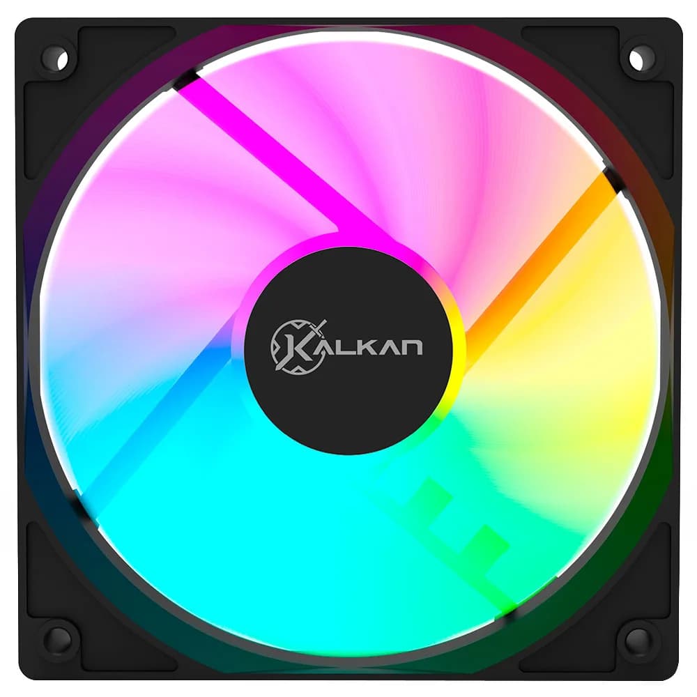 Cooler para Gabinete Kalkan Lumen RGB Preto KLK00018 120mm
