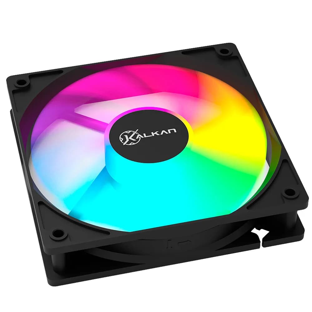 COOLER PARA GABINETE KALKAN LUMEN RGB PRETO KLK00018 120MM