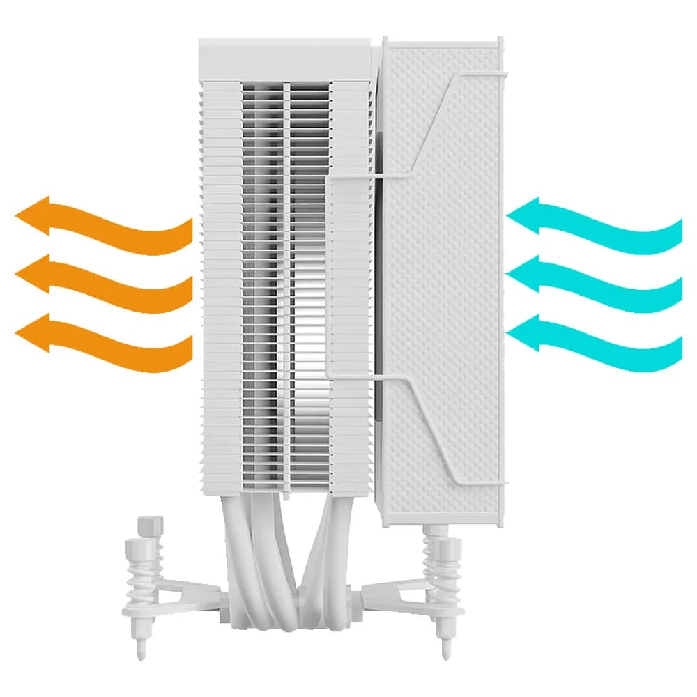 COOLER PARA PROCESSADOR AERION ARGB TITAN CPU100 BRANCO
