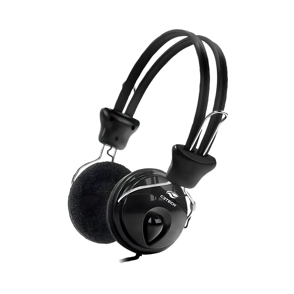 FONE DE OUVIDO C3TECH MIC USB TRICERIX PH-200BK