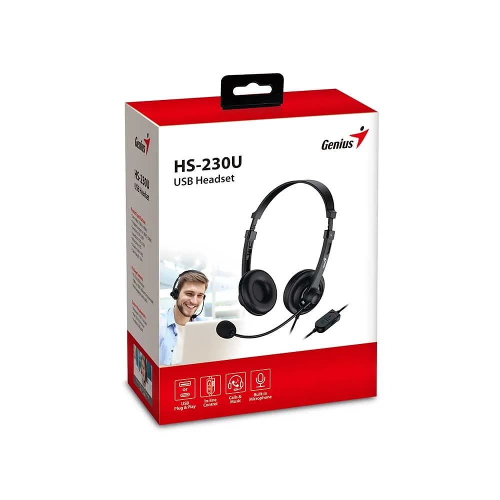 FONE DE OUVIDO MIC GENIUS HS-230U USB-C