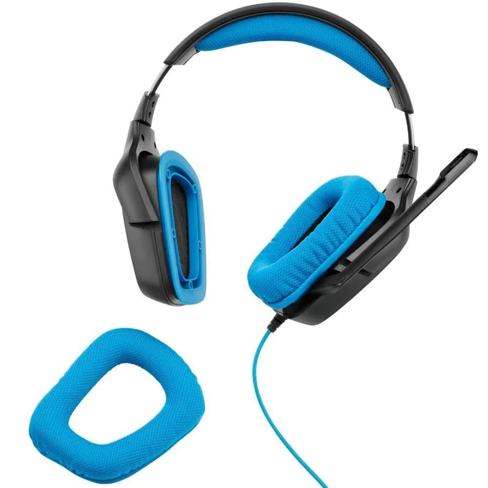 FONE DE OUVIDO MIC LOGITECH GAMER G432 7.1 USB/P2 PRETO
