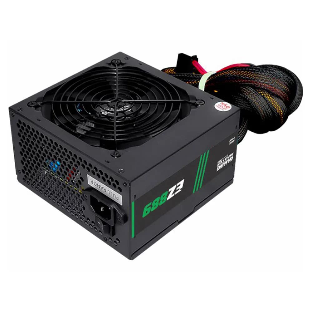 Fonte de Alimentação K-Mex EZ8898F 500W 80 Plus White