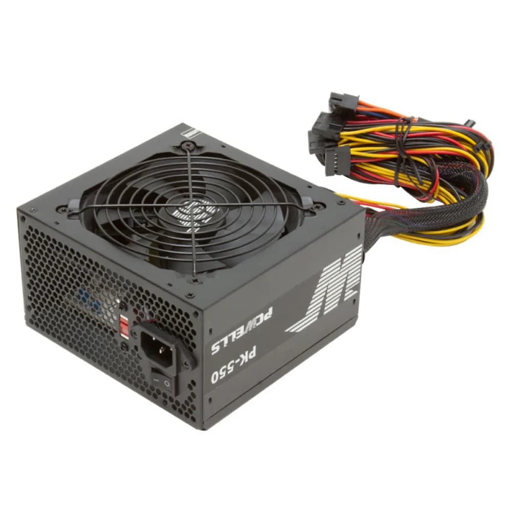 Fonte de Alimentação K-Mex Pcwells PK550 400WTS ATX - PK550ESG0010B0X