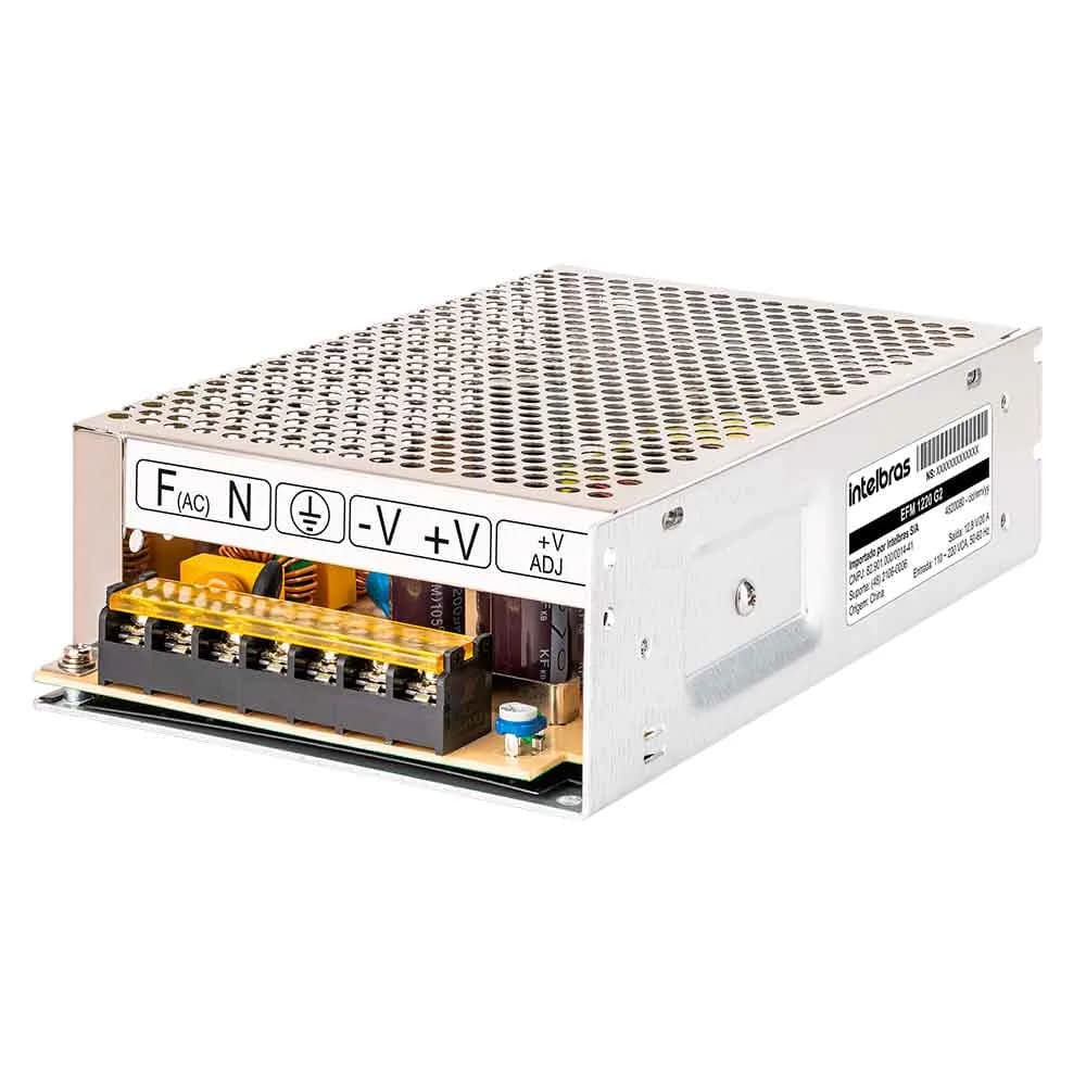FONTE GRADEADA COLMEIA INTELBRAS 12V 20A BIVOLT MULTIUSO EFM 1220 G2