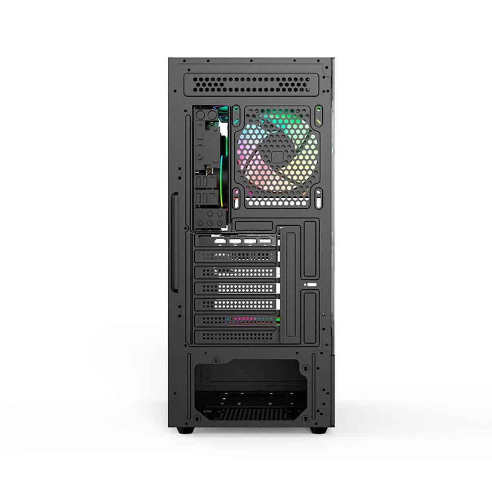 GABINETE GAMER C3TECH AQUARIUS MT-G860BK SEM FONTE PRETO