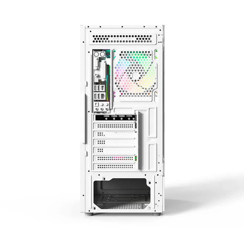 GABINETE GAMER C3TECH AQUARIUS MT-G860WH SEM FONTE BRANCO