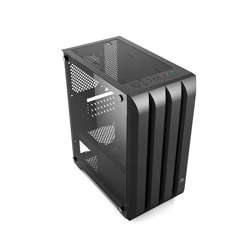 GABINETE GAMER C3TECH MT-G100BK SEM FONTE PRETO
