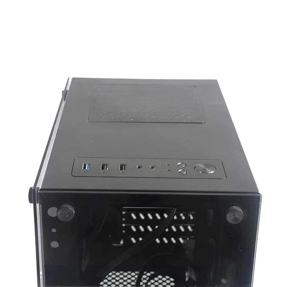 GABINETE GAMER C3TECH MT-G110BK SEM FONTE PRETO