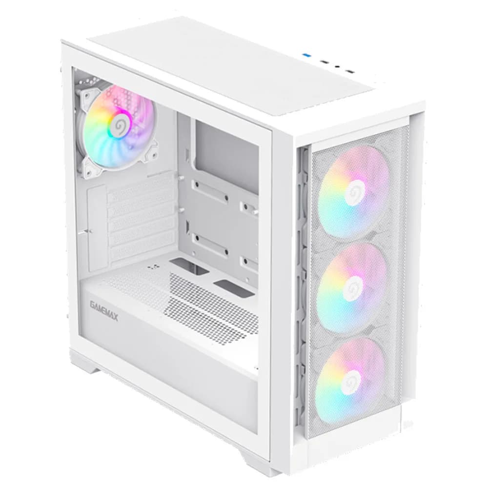GABINETE GAMER GAMEMAX DEFENDER M-ATX BRANCO - 10000507