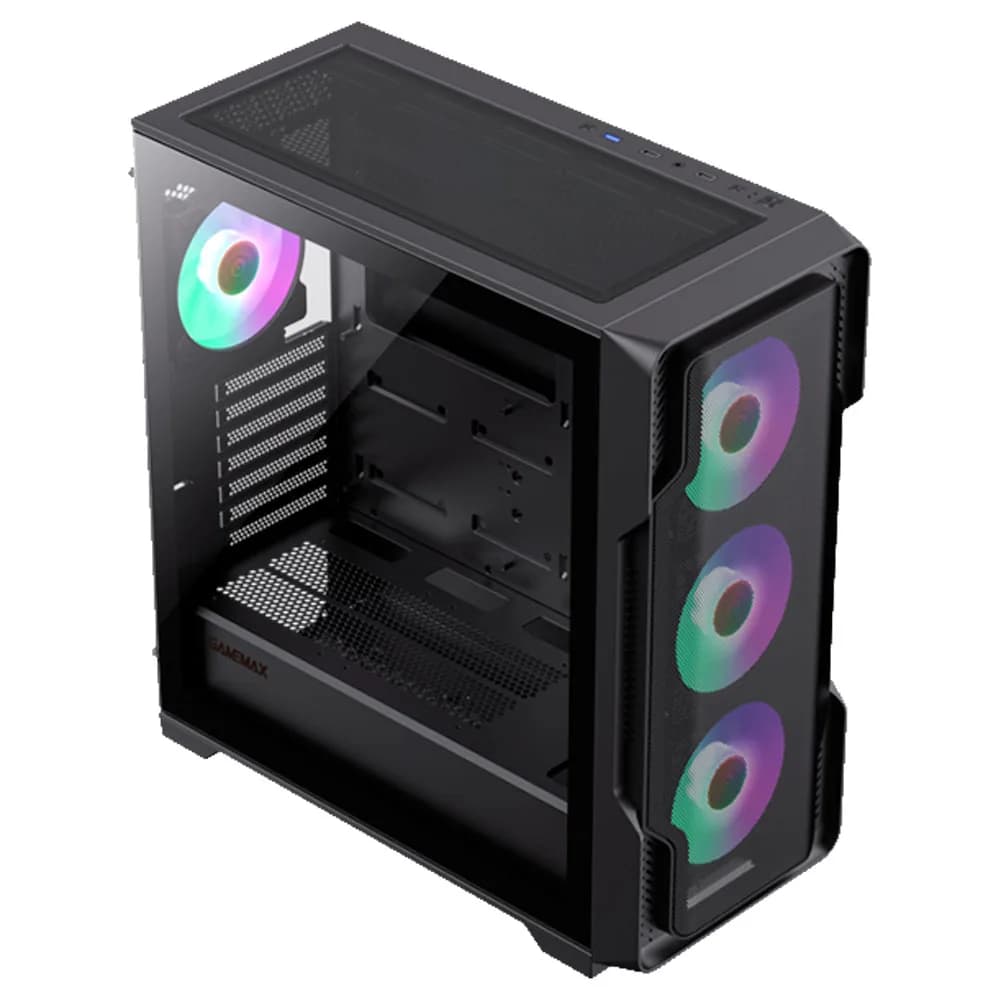 GABINETE GAMER GAMEMAX SIEGE BK TOWER ATX PRETO - 010000510