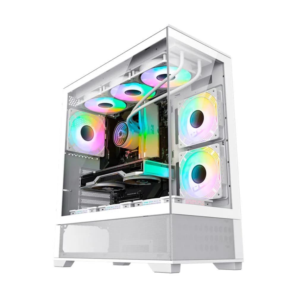 Gabinete Gamer GameMax Vista AW ATX/ITX/e-ATX Branco - X214100901971