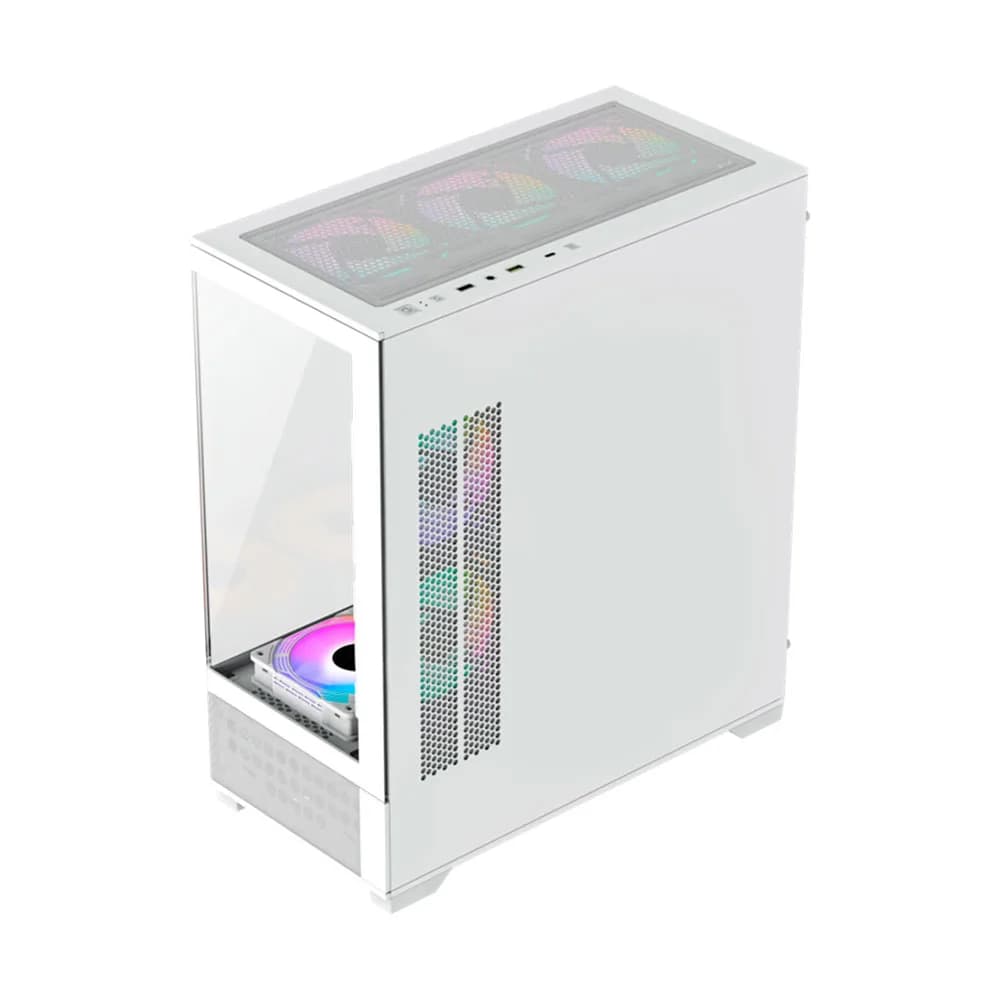 GABINETE GAMER GAMEMAX VISTA AW ATX/ITX/E-ATX BRANCO - X214100901971