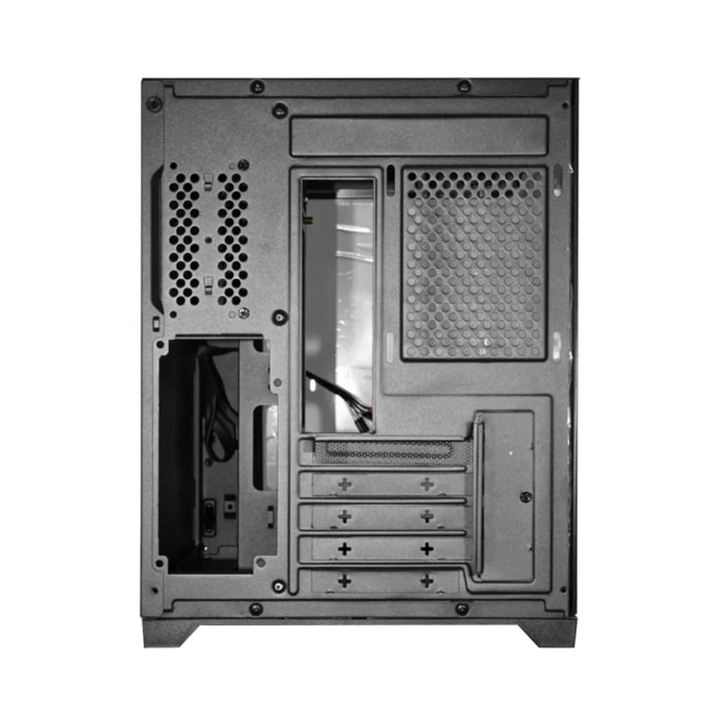 GABINETE GAMER K-MEX AQUARIO CG-01AG CURVA PRETO MICRO ATX SEM FAN