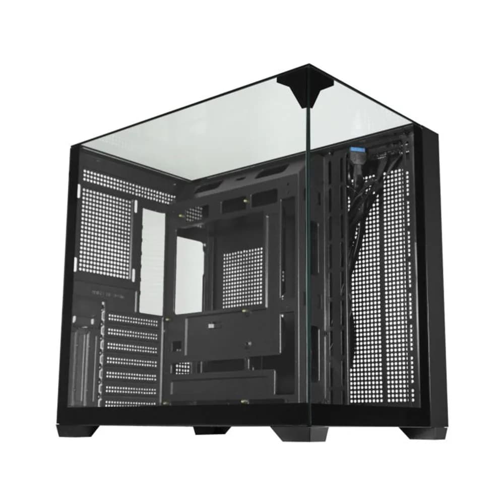 GABINETE GAMER K-MEX AQUARIO CG-01FD MEGA SHARK PRETO ATX SEM FAN