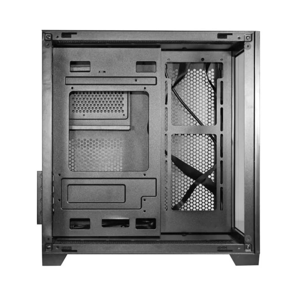 GABINETE GAMER K-MEX AQUARIO CG-0415 PRETO MICRO ATX SEM FAN