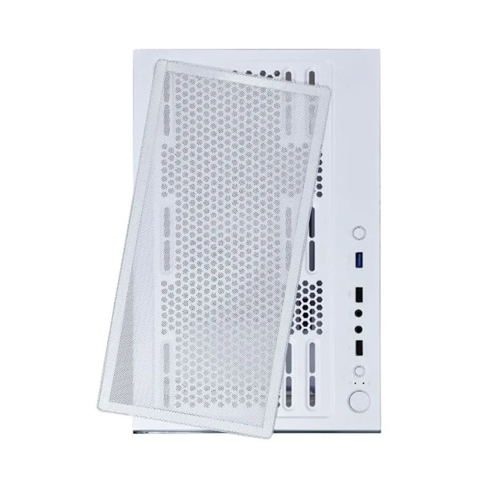 GABINETE GAMER K-MEX AQUARIO CG-W1TW MEDUSA BRANCO MICRO ATX SEM FAN