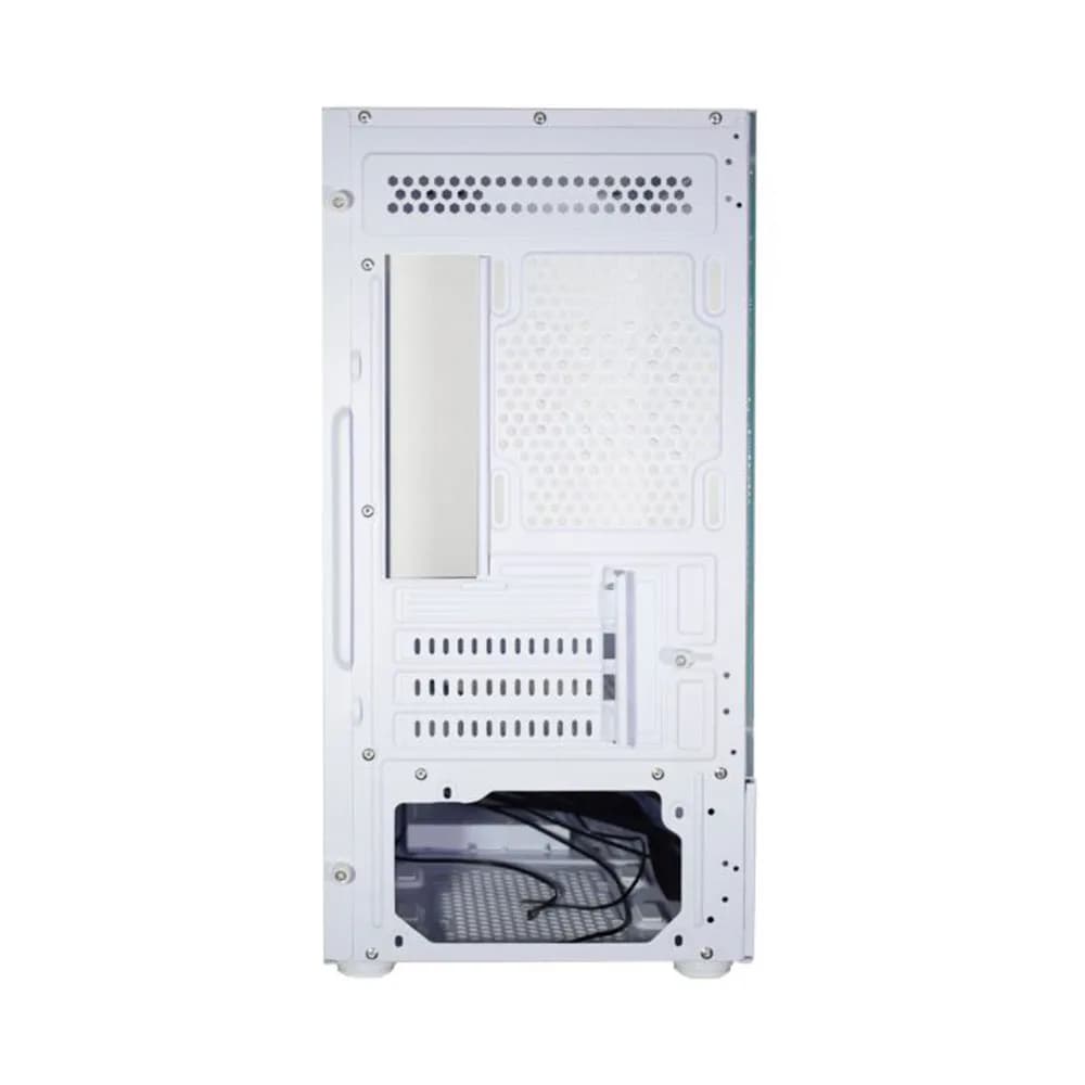 GABINETE GAMER K-MEX AQUARIO CG-W1TW MEDUSA BRANCO MICRO ATX SEM FAN