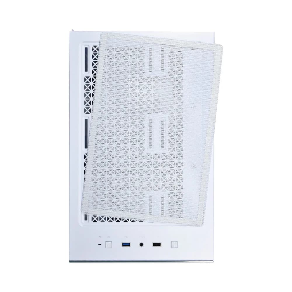GABINETE GAMER K-MEX AQUARIO POSEIDON ATX WHITE W1G4
