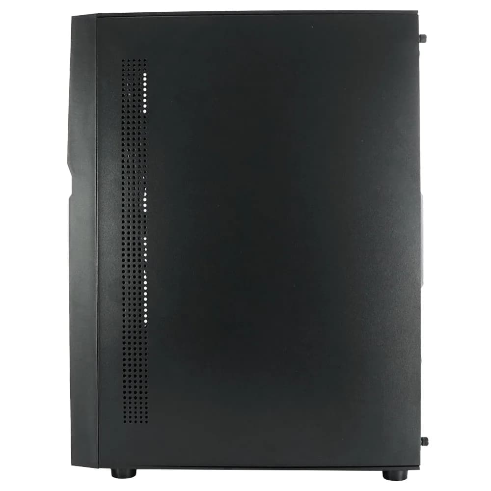 GABINETE GAMER KALKAN MUSPEL RGB PRETO SEM FAN KLK00035