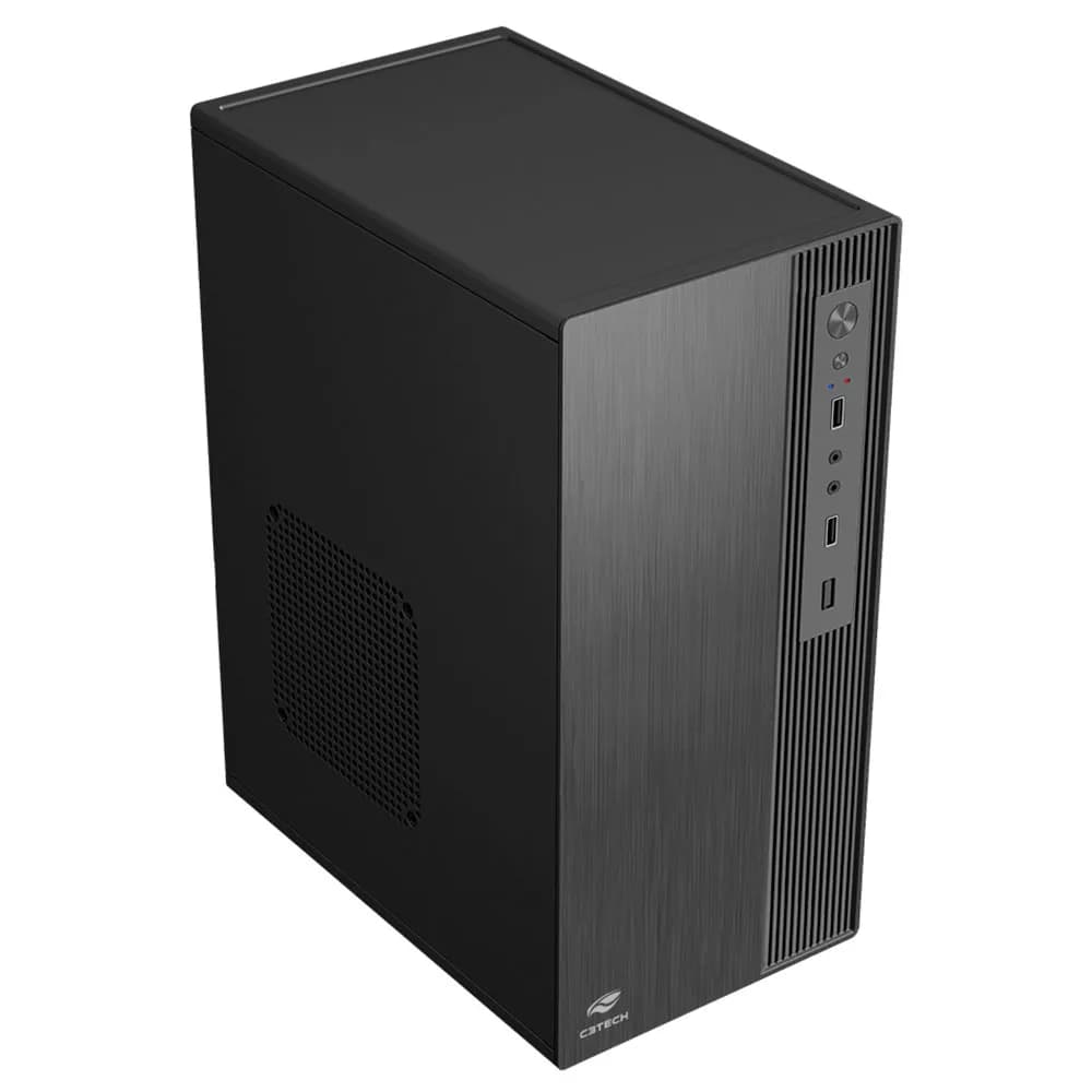 Gabinete Micro-ATX C3Tech MT-37BK com Fonte 200W
