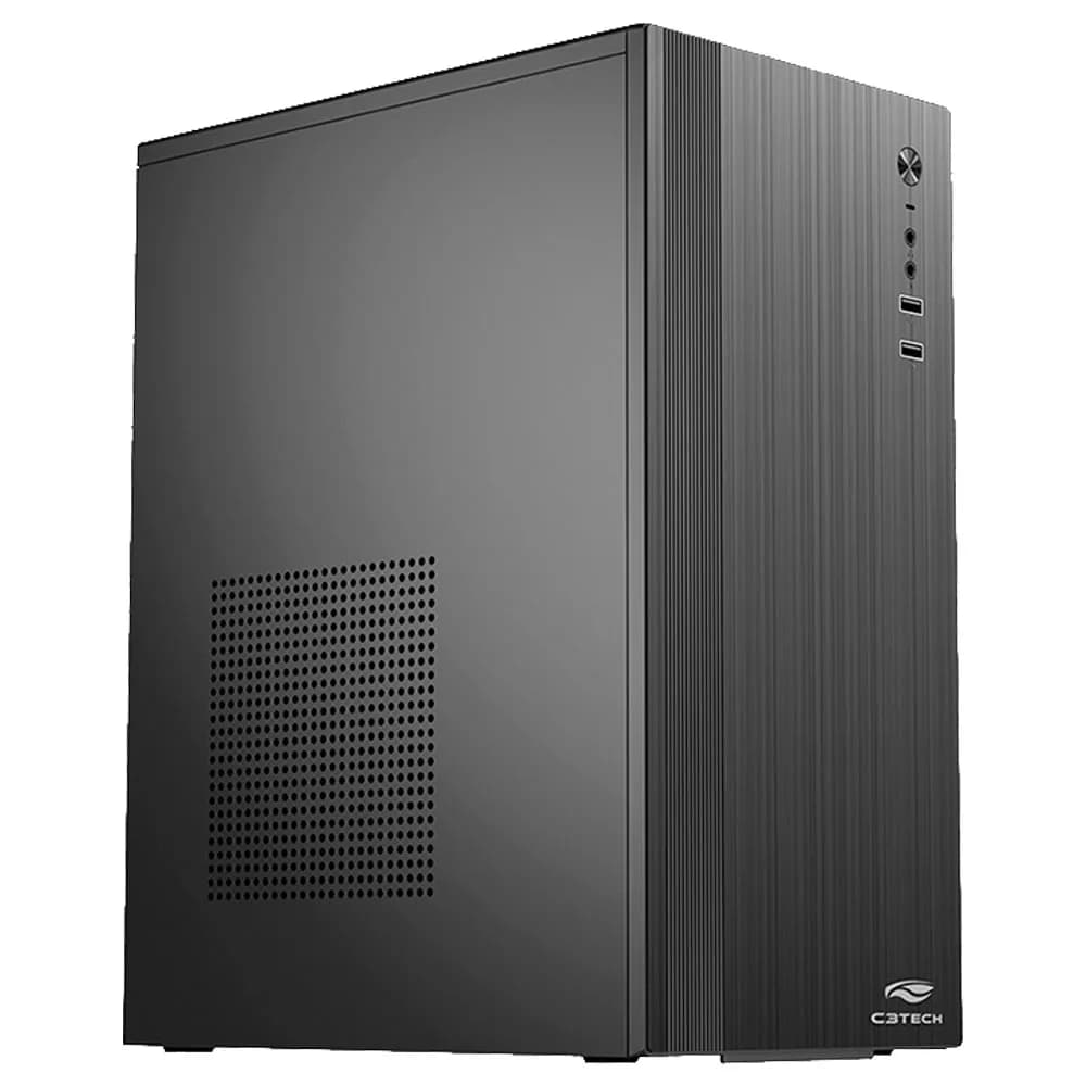 Gabinete Micro-ATX C3Tech MT-39BK com Fonte 200W
