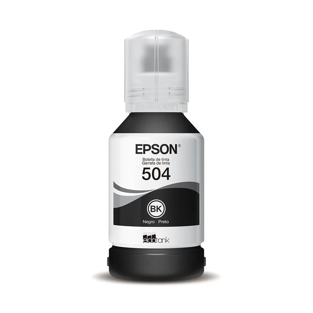 Garrafa/Refil de Tinta Epson T504122-BR Preto p/ L4150 L4160 L6171