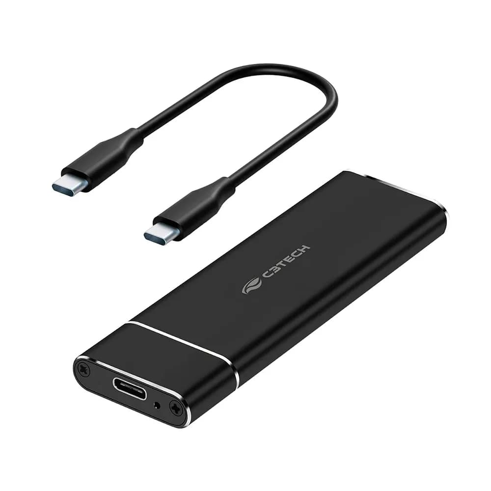 Gaveta para SSD Externo C3Tech M.2 NVMe CH-M200BK Preto