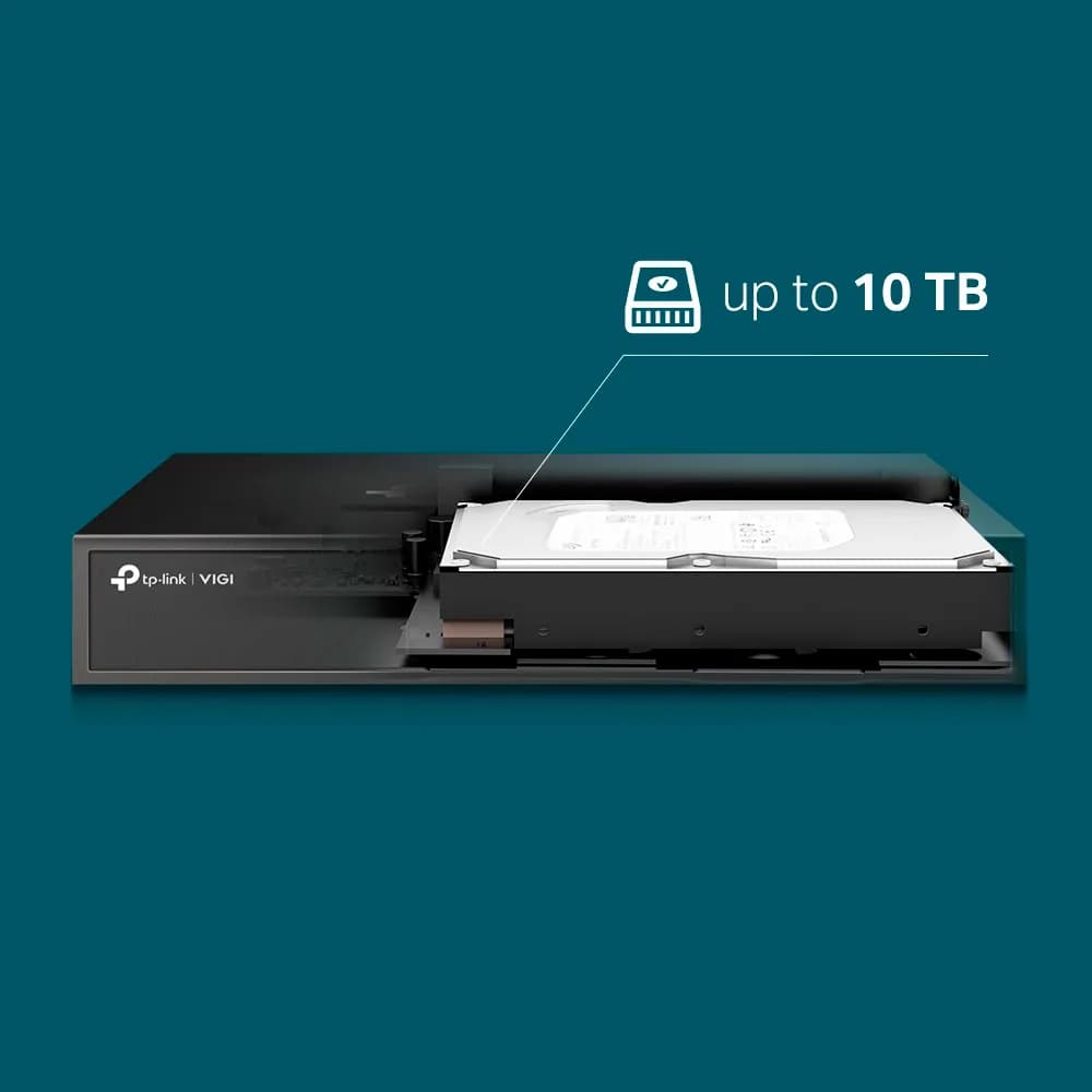 GRAVADOR NVR DE VIDEO DE REDE 8 CANAIS VIGI NVR1008H TPLINK