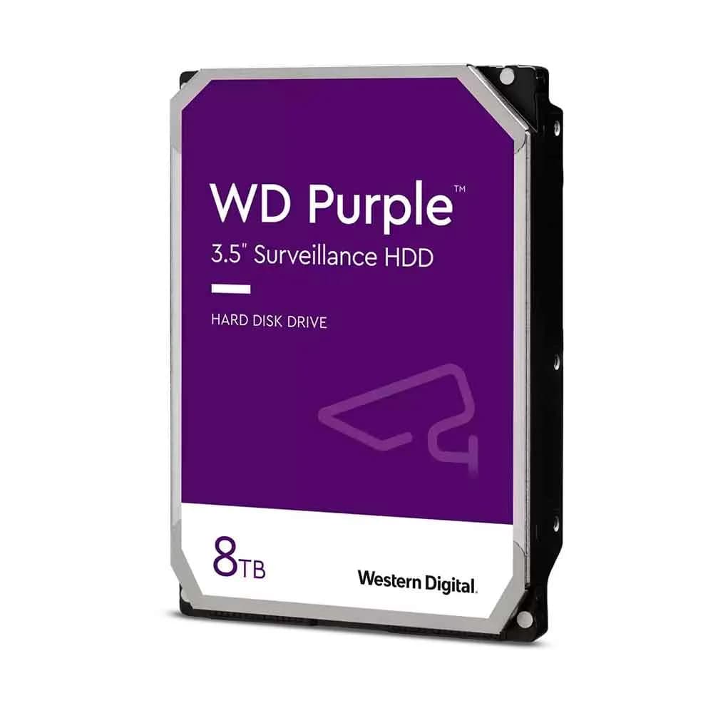 HDD WD Purple 8 TB para Segurança / Vigilancia / DVR - WD85PURZ