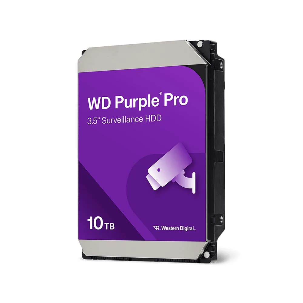 HDD WD Purple Pro 10 TB para Segurança / Vigilancia / DVR - WD102PURP