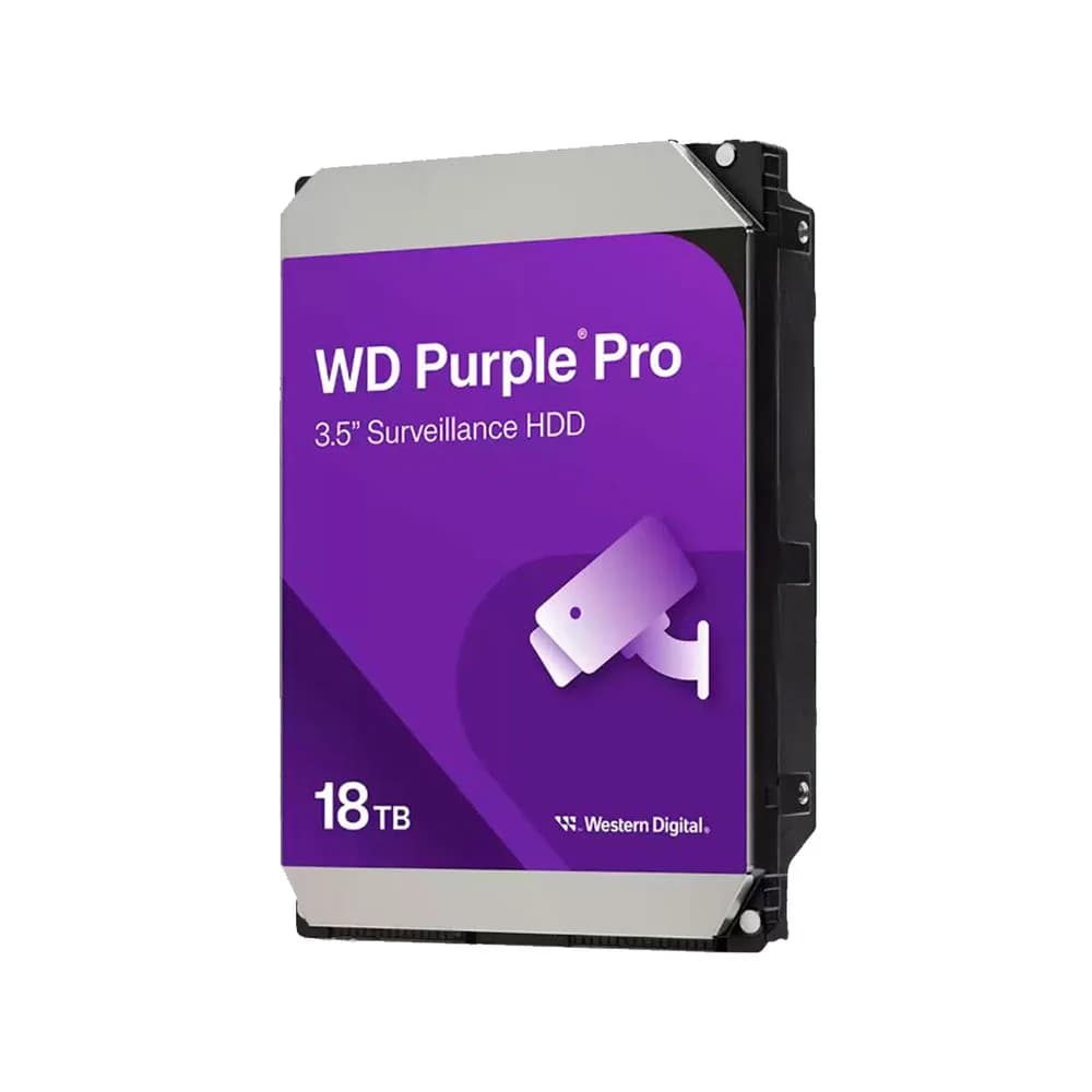 HDD WD Purple Pro 18 TB para Segurança / Vigilancia / DVR - WD181PURP