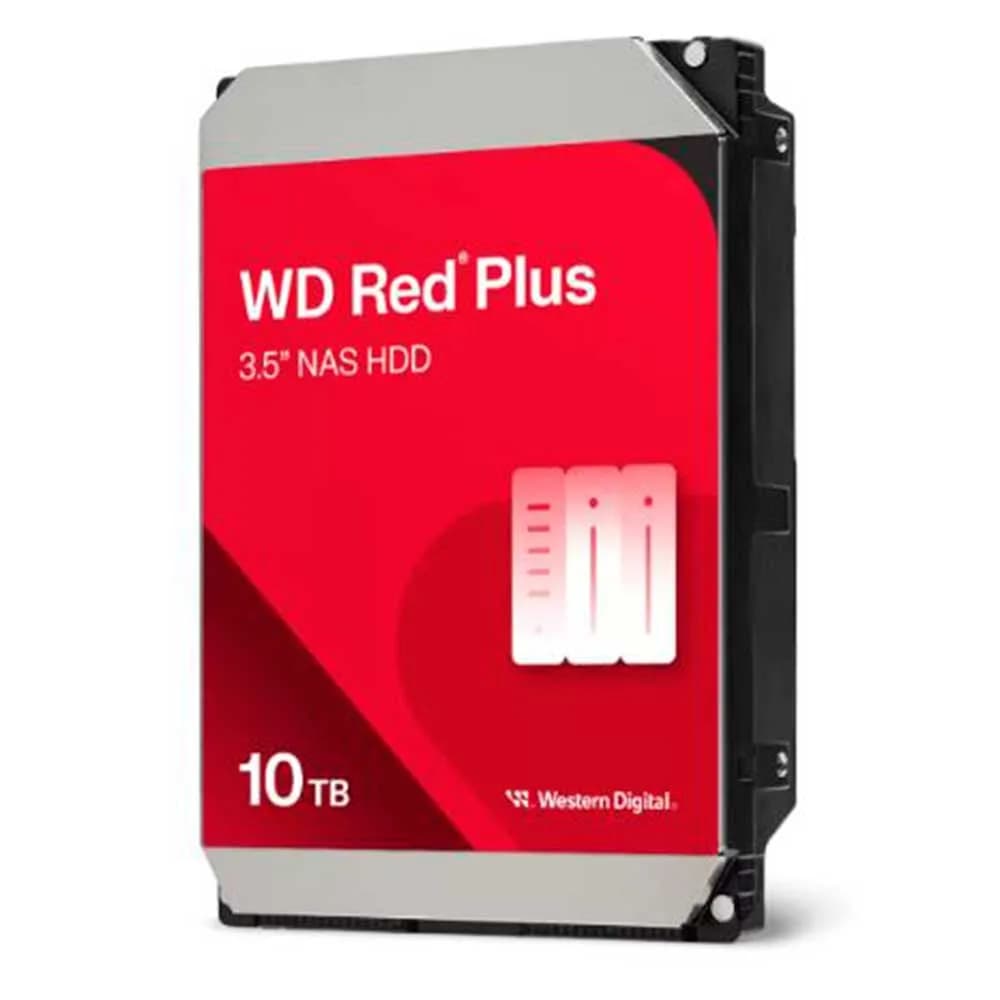HDD WD RED Plus 10 TB nas para Servidor 24X7 - WD100EFGX