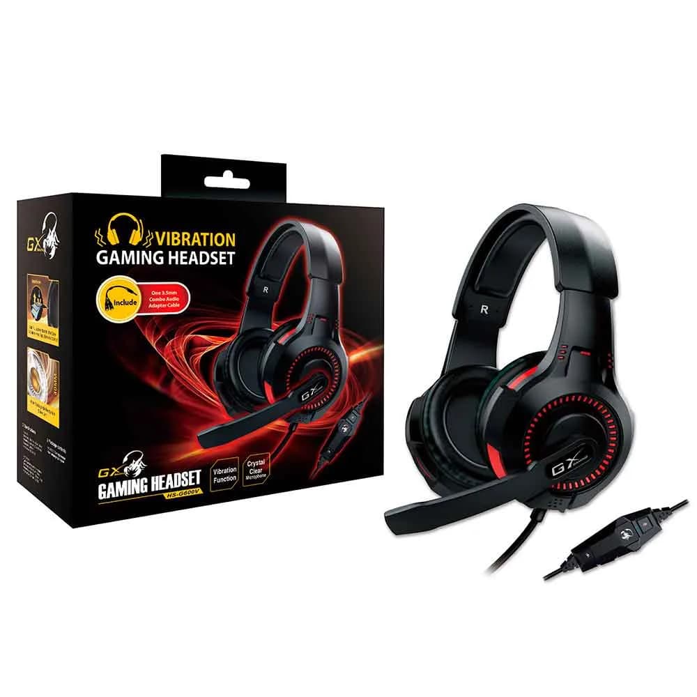 Headset Gamer Genius HS-G600V com Vibração Preto