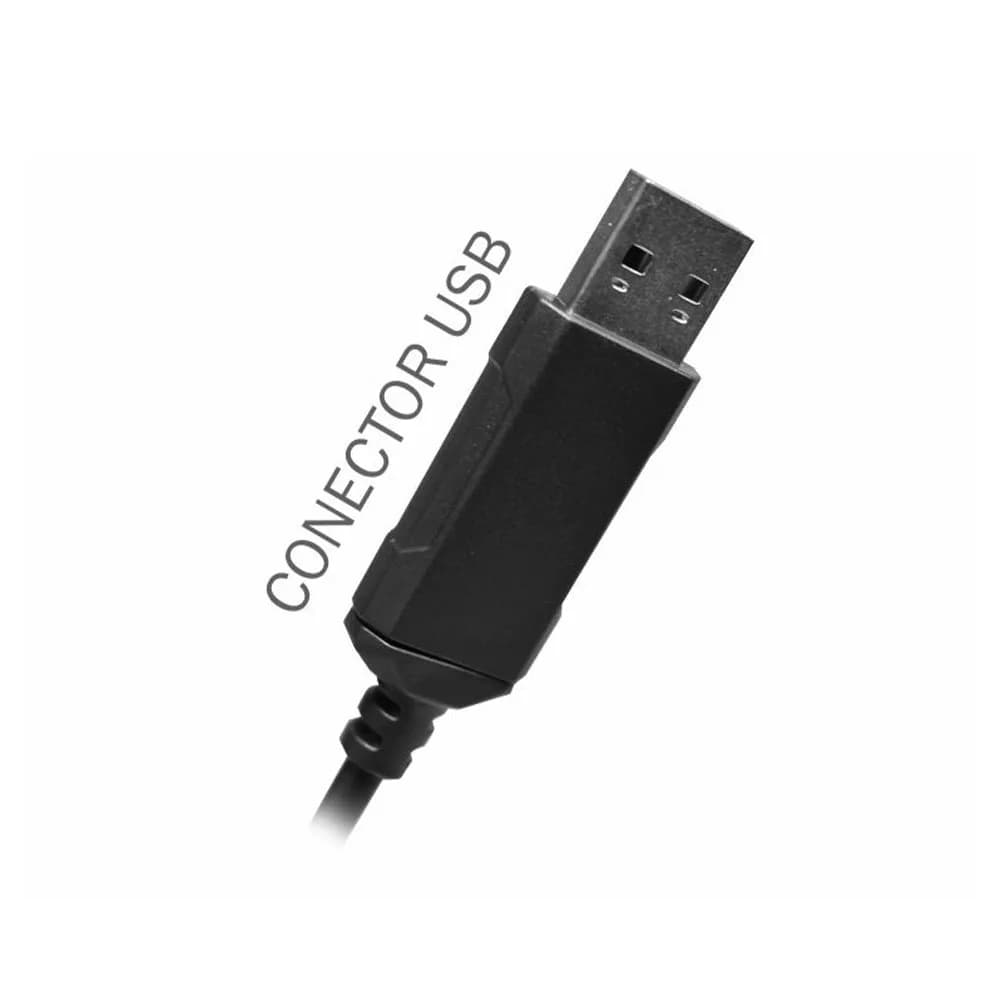 HEADSET GAMER K-MEX AR89 SURROUND 7.1 CONEXAO VIA USB,LED
