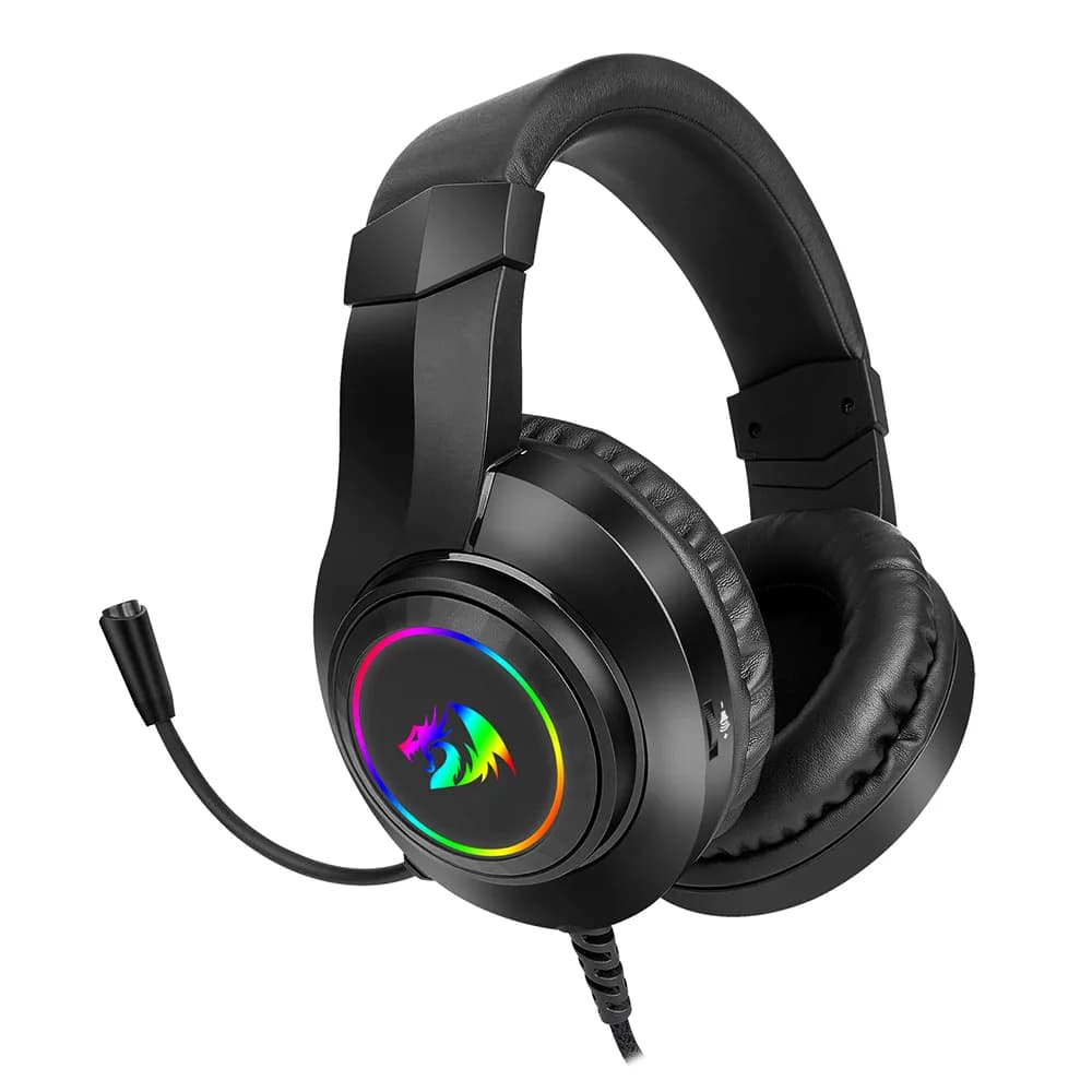 HEADSET GAMER REDRAGON HYLAS PRETO - H260RGB