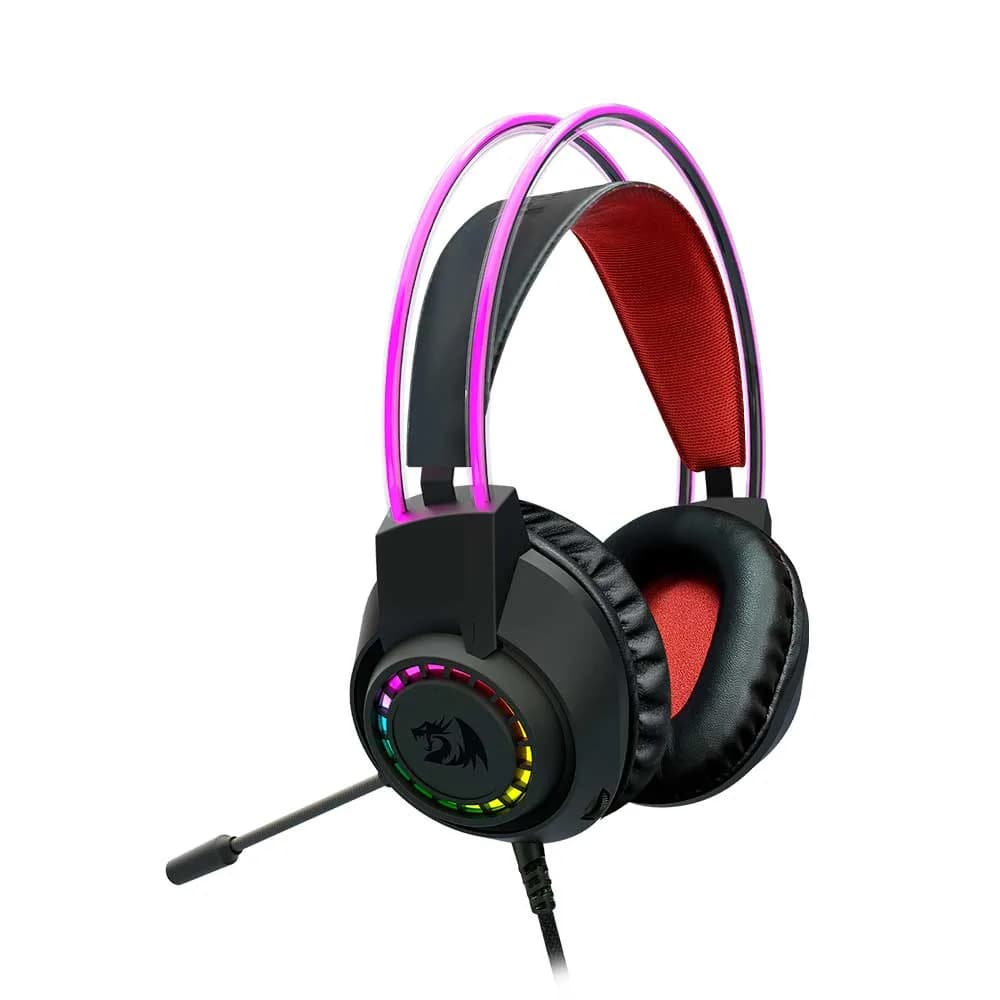HEADSET GAMER REDRAGON SCREAM RGB PRETO H231RGB