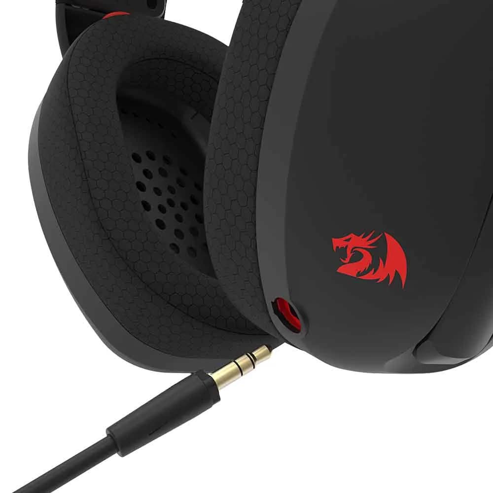 HEADSET GAMER REDRAGON SEM FIO IRE PRO PRETO H848