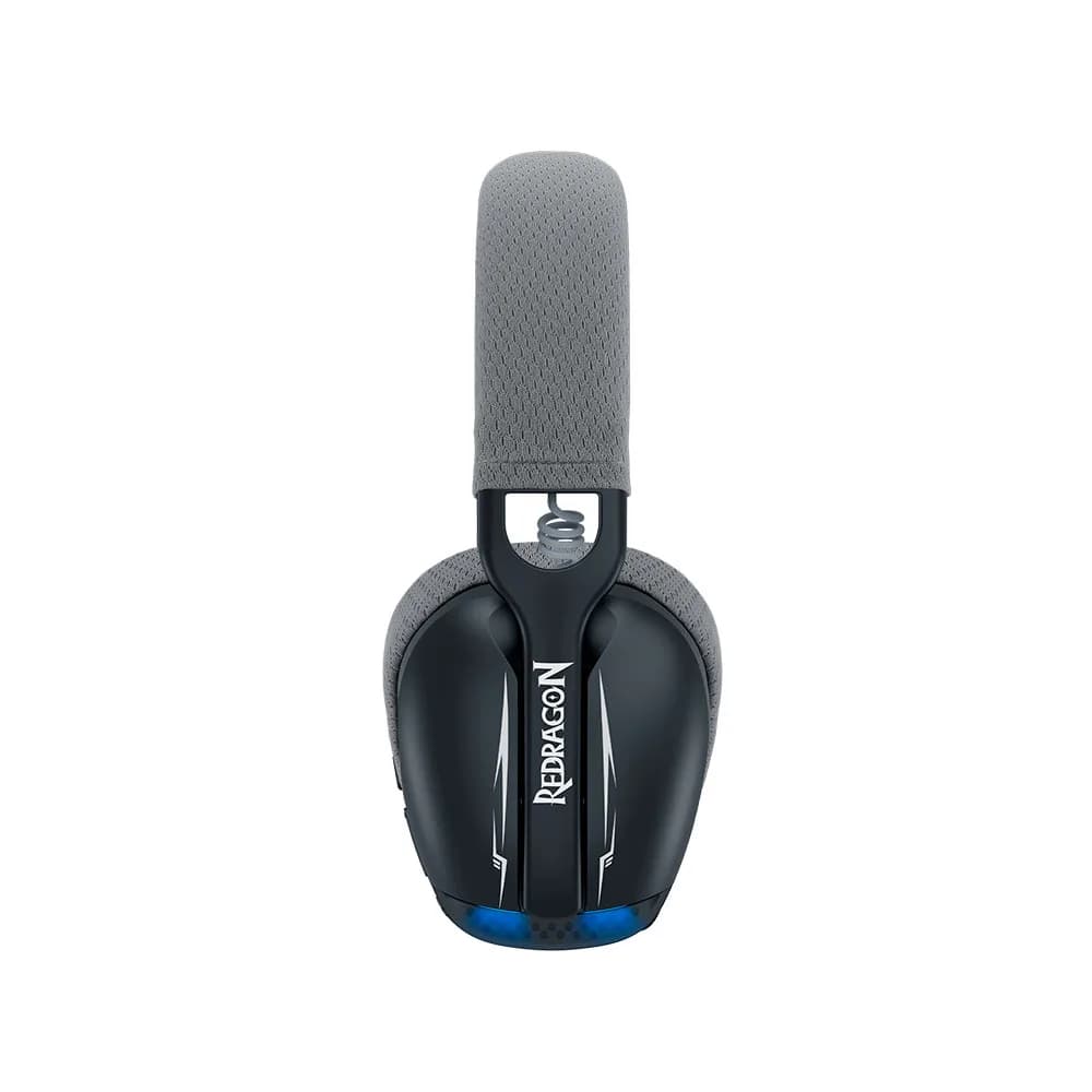 HEADSET GAMER REDRAGON SEM FIO SKULD PRO PRETO H878BG