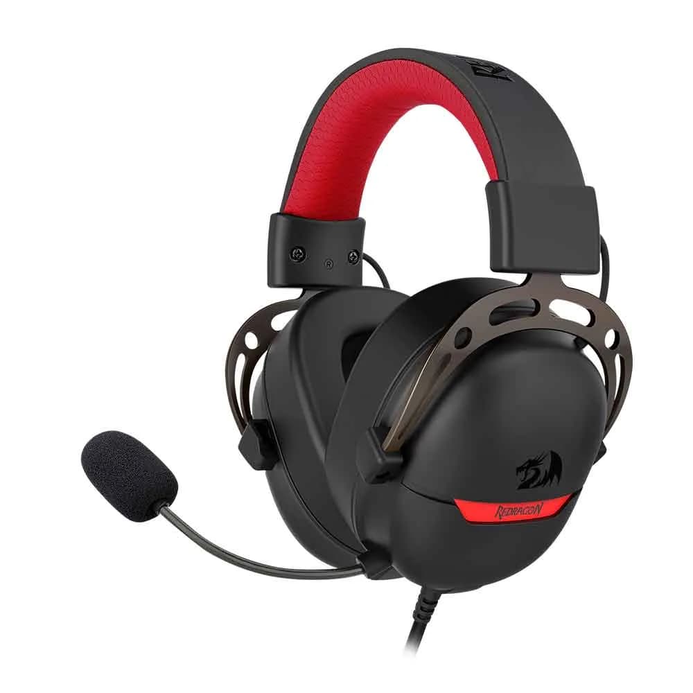 Headset Gamer Redragon USB Aurora Preto H376BR