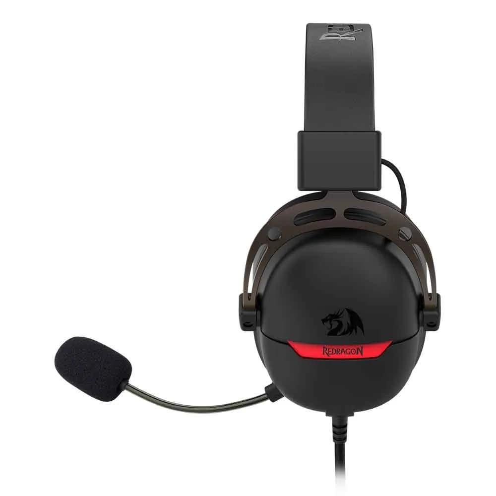 HEADSET GAMER REDRAGON USB AURORA PRETO H376BR